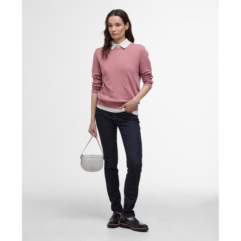 Barbour Lavender Knitted Jumper image number 1
